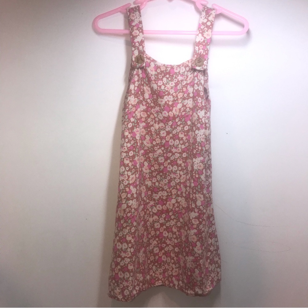 Toddler Girl sleeveless floral dress - one step up Small-4